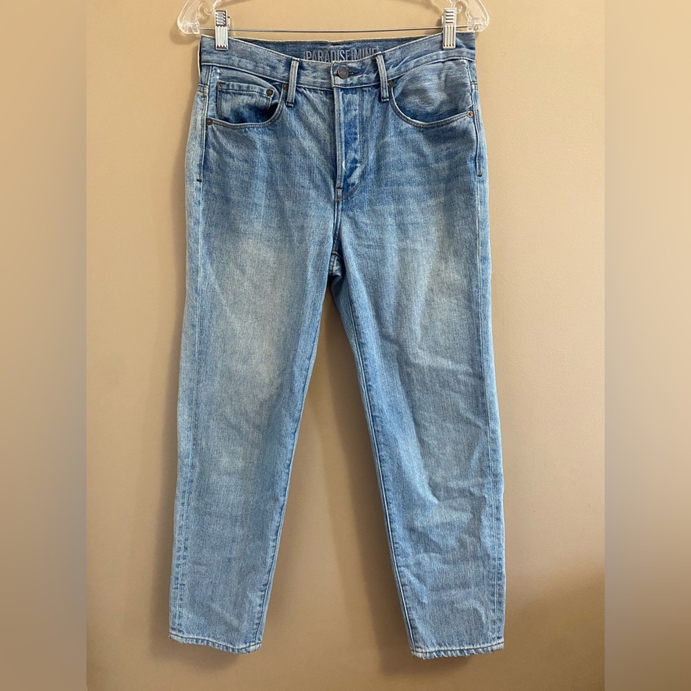 ARITZIA Denim Jeans, Light Wash, Paradise Mine Boyfriend Jeans